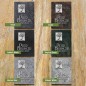 Grabplatte matt satiniert, Lebensbaum und Schrift in Aluminium | Modell 14