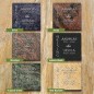 Grabplatte poliert, mit Ringen und Schrift aus Aluminium | Modell 54 Grabplatte poliert, mit Ringen und Schrift aus Aluminium | Modell 54